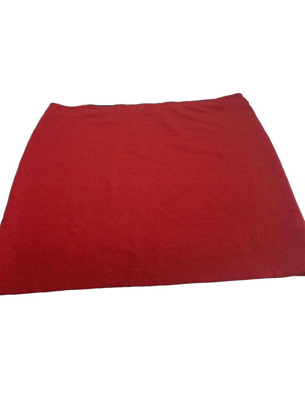 Women's Plus Size Red Skirt - Elegant, Flattering, and Stylish